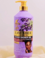 Gel Douche Blanchissant à la Lavande ROUSHUN 7 Jours d'Éclaircissement Exfoliant