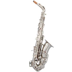 Saxofón Alto de Latón OEM de Alta Calidad con Cuerpo Niquelado Hecho en China - Product Image 1