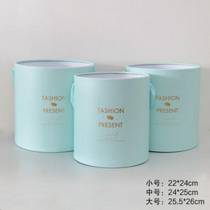 Bó hoa xô cổ điển Bộ ba xô ôm dày mà không cần che hoa bao bì hộp hoa hộp quà tặng hoa - Product Image 4