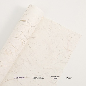 Papel de Cáñamo de Color 2026, Papel de Textura de Fibra de Cáñamo para Envolver Flores, Papel de Seda de Cáñamo Desgarrable a Mano - Product Image 5