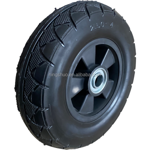 8 pouces 200x60 2.50-4 Roulette en caoutchouc solide <span class=keywords><strong>anti</strong></span>-<span class=keywords><strong>crevaison</strong></span> sans chambre à air Pneus de générateur de roue en caoutchouc - Product Image 1