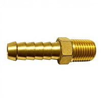 Raccords cannelés en laiton pour tuyaux NPT, connecteurs pneumatiques à insertion pour conduites de gaz, eau et huile – Vente en gros usine