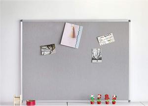 Tableau d'affichage en liège avec <span class=keywords><strong>cadre</strong></span> en aluminium de différentes couleurs et panneau décoratif en tissu - Product Image 5