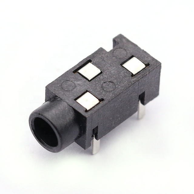Headphone 3.5mm 3P Plug-in Audio Adapter Socket PJ-320B