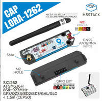 Module d'extension de communication et de navigation GNSS Cap LoRa-1262 pour Cardputer Adv LoRa