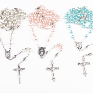6mm perle di vetro <span class=keywords><strong>con</strong></span> <span class=keywords><strong>coccinella</strong></span> Catholic Rosary <span class=keywords><strong>collana</strong></span> - Product Image 1