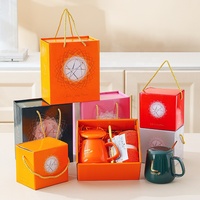 Cadeaux promotionnels de mariage pour invités, souvenirs d'anniversaire, tasse à café, cuillère, serviette pour femmes, demoiselles d'honneur, tasse en céramique, ensemble de cadeaux