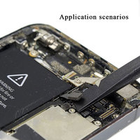 Outils d'ouverture et de réparation ESD en plastique noir pour iPhone, téléphone portable, ordinateur portable, PC – Spudger pratique pour le démontage