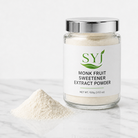 Monk Fruit Extract Poeder Voedingskwaliteit Mogroside V Natuurlijke Luo Han Guo Zoetstof voor gebruik in voedsel en dranken