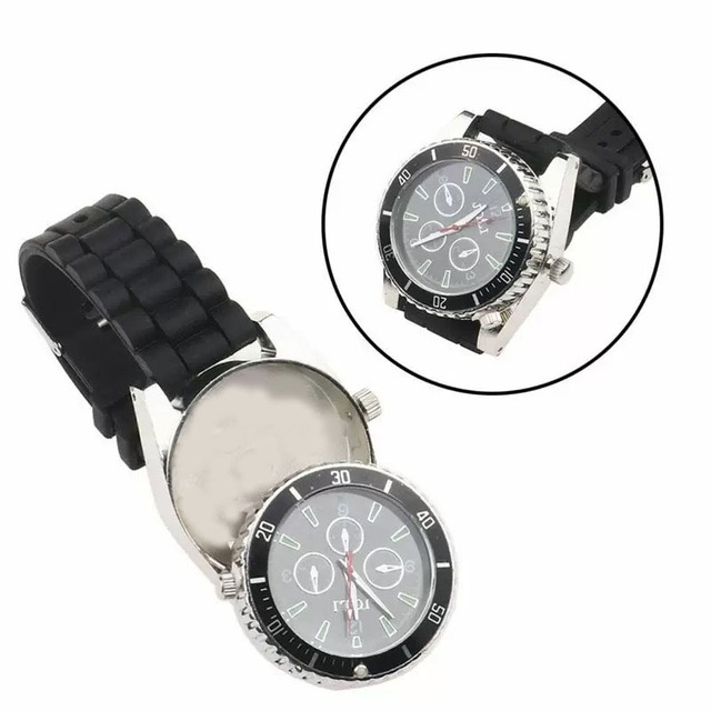 Black Watch Safe Box Creative Vintage Hidden Secret Storage Box Cash Money Jewelry Home Office Security Clock Style Safes
