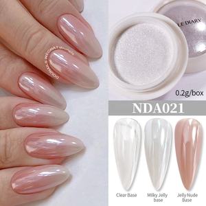 Polvo de Pigmento para <span class=keywords><strong>Uñas</strong></span> NICOLE DIARY Pearl Chrome, Nuevo Esmalte de <span class=keywords><strong>Uñas</strong></span> con <span class=keywords><strong>Efecto</strong></span> Espejo Blanco Donut, Polvo de <span class=keywords><strong>Cromo</strong></span> para <span class=keywords><strong>Uñas</strong></span> con <span class=keywords><strong>Efecto</strong></span> Cristal Transparente - Product Image 3