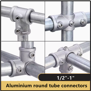 Connettore per Tubi in Lega di Alluminio per Sistema di Telai in Acciaio - Product Image 6