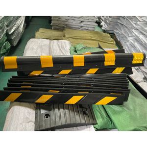 Barriere di Sicurezza per Parcheggi in Gomma Riciclata al 100%, Protezioni per Pareti di Garage, Barriere Stradali - Product Image 4
