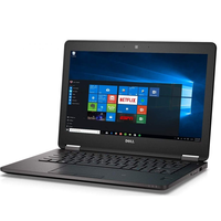 Ordinateurs portables reconditionnés de seconde main à 95% neufs pour Dell Latitude E7270 I5-6ème génération 8 Go 256 Go SSD 12,5 pouces Ordinateur portable professionnel