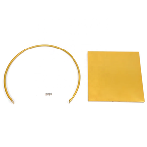 Espositore circolare staccabile di lusso del supporto della torta dell'oro del ferro per il supporto della torta della tazza del partito - Product Image 5