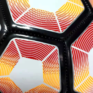 ลูกฟุตบอลฝึกซ้อมเย็บด้วยเครื่องจักร PVC ขนาด 5 สำหรับเด็กและเยาวชนเพื่อการพักผ่อนหย่อนใจ - Product Image 4