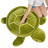 Tortues en peluche en gros, animaux en peluche, oreillers géants en peluche, jouets en peluche de plusieurs tailles, cadeaux d'anniversaire et de Noël