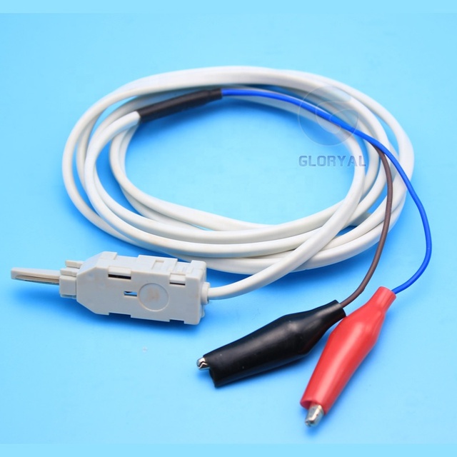 2 or 4 Pole Network Cable Telecom Plug LSA Test Cord with Alligator Clip