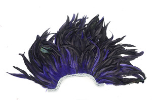 Coiffe en plumes d'autruche artisanale OEM pour fête de carnaval, style ethnique - Product Image 4