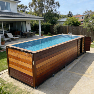 Piscine <span class=keywords><strong>de</strong></span> luxe <span class=keywords><strong>de</strong></span> 20 pieds <span class=keywords><strong>en</strong></span> <span class=keywords><strong>fibre</strong></span> <span class=keywords><strong>de</strong></span> verre à pente infinie, petite piscine conteneur avec fenêtre <span class=keywords><strong>en</strong></span> verre acrylique, piscine au sol <span class=keywords><strong>en</strong></span> <span class=keywords><strong>fibre</strong></span> <span class=keywords><strong>de</strong></span> verre - Product Image 5