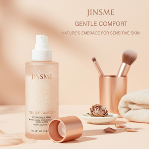 Crema Limpiadora Suave y Calmante de Miel y Manteca de Karité con Rosa, 110g, para Piel Seca y Sensible, Hidratante, Opciones Personalizables, OEM ODM - Product Image 1
