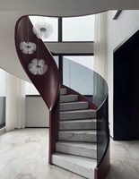 VIKO Escalier circulaire Top Vente Villa escalier incurvé de luxe Utilisation intérieure des escaliers rotatifs