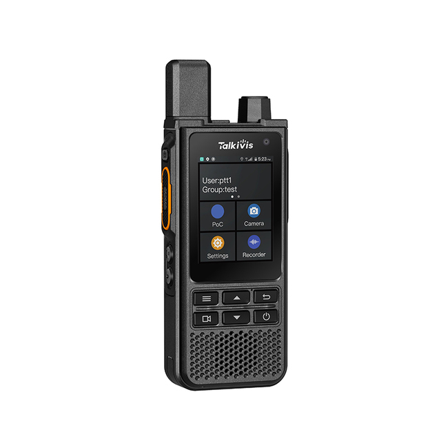 Android 10 4G POC TK-225 Internet Two-Way Radio Sim Card Wakie Talkie Long Range Radio 2000KM Intercom POC Global Platform