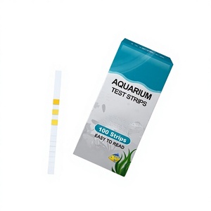 Papier de <span class=keywords><strong>test</strong></span> 7-en-1 pour aquarium et bassin : pH, dureté, alcalinité - Lecture facile pour le contrôle de la qualité de l'eau des piscines, spas et bains <span class=keywords><strong>à</strong></span> remous - Product Image 1