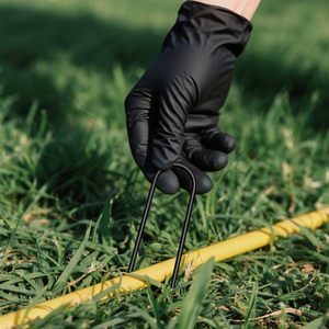 Estacas de Jardín en Forma de U Stimulate Szxxzzmy de 4 Pulgadas, Grapas de Acero de Aleación Metálica Verde para Paisajismo, Uso en Exteriores y Jardines - Product Image 6