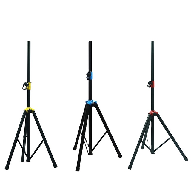 Professional Heavy Duty  Full Metal Joint 1.1m-1.8m Height Adjustable  DJ Tripod Speaker Stand for Stage