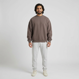 2026 New Arrivals Men's Custom Logo Sweatshirt Cotton Fleece Crew Neck Hoodie Print Pattern Streetwear Blank Hoodies No <b>Strings</b> - Product Image 1