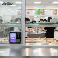 Terminal de paiement tout-en-un avec prise en charge du paiement par balayage de la paume et de la carte RFID, processeur RK3568, 4G/WiFi/Ethernet, système d'optimisation de la cantine