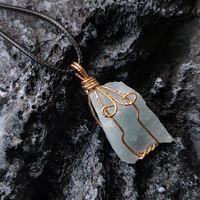 Vente en gros de pendentif en fil de cristal de pierre précieuse aigue-marine naturelle pendentif en cristal brut pour collier