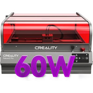 Grabador Láser Creality Falcon2 Pro de 60W, Diodo de Escritorio con Carcasa, Cámara y Asistencia de Aire para Procesamiento por Lotes - Product Image 1