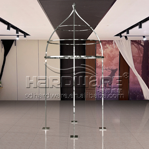 Arche de <span class=keywords><strong>jardin</strong></span> en acier inoxydable doré <span class=keywords><strong>pour</strong></span> la décoration de banquets et événements royaux, <span class=keywords><strong>location</strong></span> de structures métalliques <span class=keywords><strong>pour</strong></span> mariages, unique, romantique, de qualité supérieure - Product Image 3