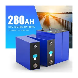 Batterie LiFePO4 3.2V 280Ah Cellule de batterie prismatique LiFePO4 Batterie prismatique bleue 3.2V