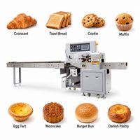Machine d'emballage haute performance pour pain de banane, machine de mise en sachet pour pain de seigle, machine à galettes de cardamome pour usines alimentaires