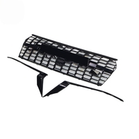 Calandre avant de voiture avec éclairage LED, calandre en nid d'abeille pour Toyota Land Cruiser Prado 2018-2023