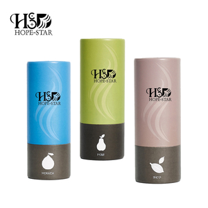 Custom size biodegradable kraft round cylinder paper tube candle box cosmetic gift box perfume tube packaging