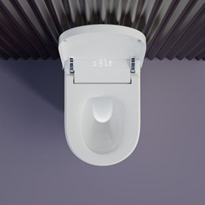 Умный унитаз-биде с датчиком смыва ногами, автоматическим управлением и S-образным сифоном - Product Image 4