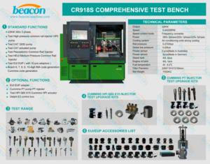 CR1016 CR919 CR918S Machine d'essai de pompe diesel à moteur automatique Banc d'essai d'injecteur de carburant diesel à rampe commune - Product Image 6