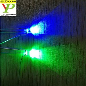 Diodes <span class=keywords><strong>LED</strong></span> bicolores 3 mm 5 mm 3 broches de bonne qualité d'usine, <span class=keywords><strong>anode</strong></span> commune, <span class=keywords><strong>cathode</strong></span> commune, avec lentille transparente, lentille diffuse laiteuse - Product Image 6