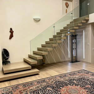 Adaptateur de fixation en acier inoxydable pour balustrade de <span class=keywords><strong>piscine</strong></span> murale intérieure/extérieure, design moderne, pour verre sans cadre, finition satinée, pour garde-corps de terrasse - Product Image 5