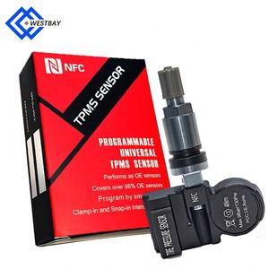 Sistema de <span class=keywords><strong>sensor</strong></span> de monitor de presión de neumáticos Westbay NFC <span class=keywords><strong>Universal</strong></span> <span class=keywords><strong>TPMS</strong></span> 2 en 1 315MHZ + 433MHz Mx programable por teléfono U-Pro <span class=keywords><strong>Sensor</strong></span> - Product Image 1