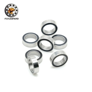 Flyleopard ตลับลูกปืนสแตนเลสสำหรับ2rs Smr128แบบบางขนาดเล็ก8X12X3.5มม. ตลับลูกปืนเรเดียลสำหรับรอกตกปลา - Product Image 1