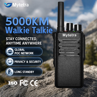 MYT V120 Talkie-walkie portable 4G POC avec GPS, 48h en veille, batterie 4000mAh pour équipe de sécurité, fonction Push-to-Talk cellulaire