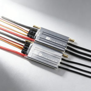 Contrôleur de vitesse de moteur électrique étanche 40A 60A 120A ESC sans balais pour bateaux RC marins et modèles de navires de course - Product Image 1