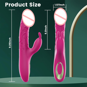 Vibrateur Lapin vibrant personnalisable <span class=keywords><strong>de</strong></span> grande taille en silicone pour femmes - Jouets sexuels pour adultes - Boutique <span class=keywords><strong>de</strong></span> jouets sexuels - Product Image 3