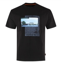 Camiseta Casual para Hombre 2026 con Pedrería, Ventilada, de Algodón Puro, Talla Grande, Estilo Retro, Exquisita y Transpirable