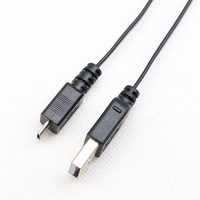 Kabel USB mikro datar USB a ke Micro USB kabel pengisi daya Data datar
